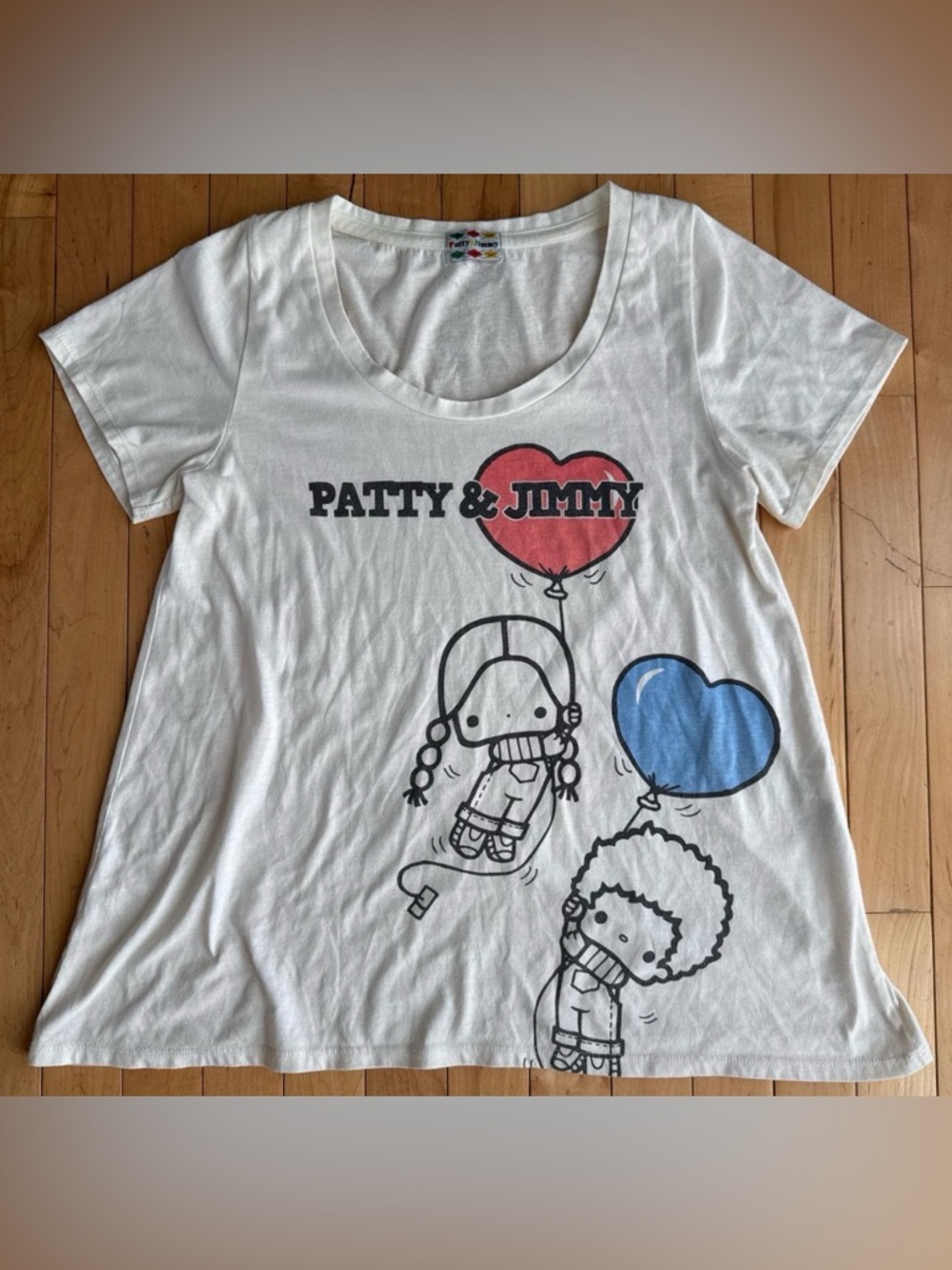 Sanrio 2010 “Patty & Jimmy” Kawaii T-Shirt From Japan - Size M & Good Condition